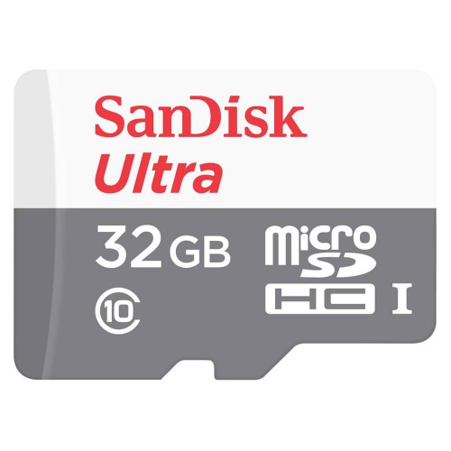 SanDisk Ultra UHS-1 Clase 10 - Incluye adaptador 32GB