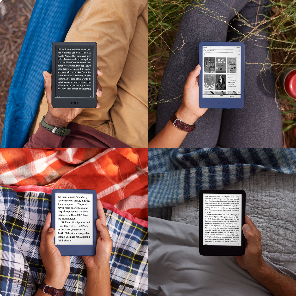 E-reader All-new Kindle 2022 16GB Negro + Funda Diseño Azul